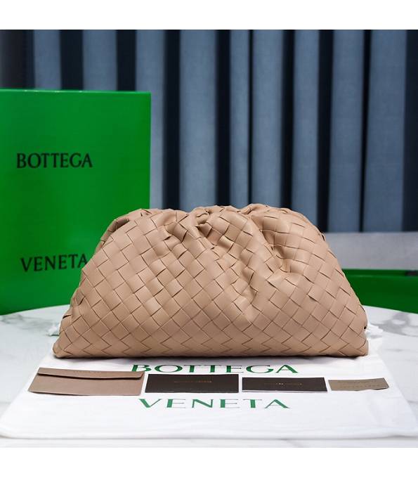 Bottega Veneta Cloud Apricot Original Lambskin Leather Pouch