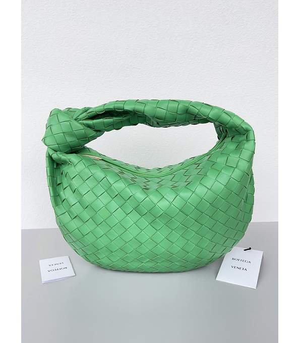 Bottega Veneta Green Original Intrecciato Suede Leather Teen Jodie Shoulder Bag