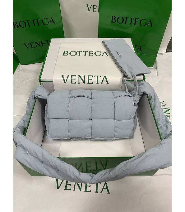 Bottega Veneta Grey Original Padded Nylon Cassette Crossbody Bag