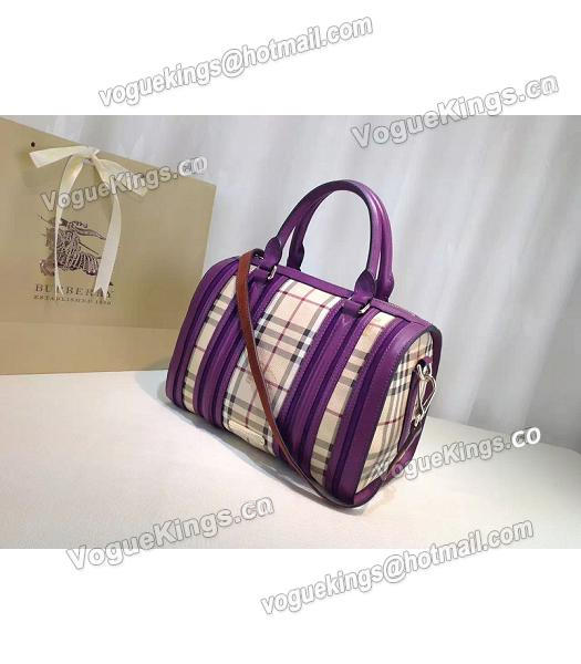 burberry bag purple