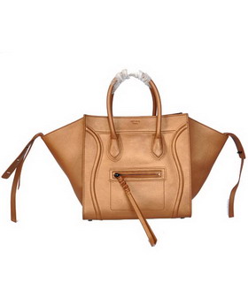 Celine Phantom Square Bags Golden Imported Leather