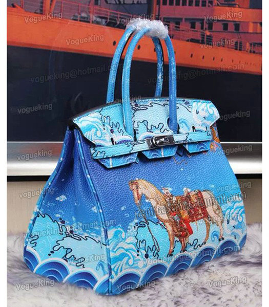 hermes bag with horse print