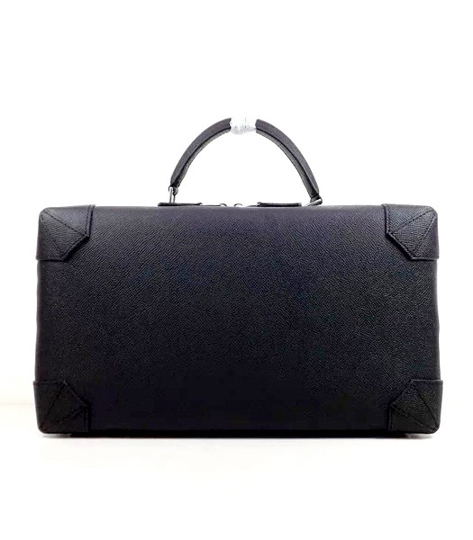 Hermes New Style Maxibox Black Palmprint Leather Handbags