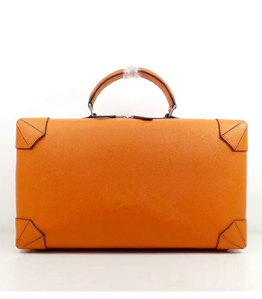 Hermes New Style Maxibox Orange Palmprint Leather Handbags