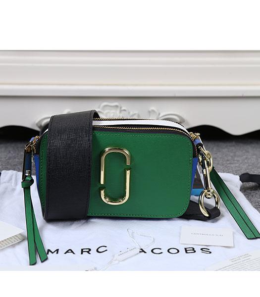 Marc Jacobs Latest Design Green Small Shoulder Bag Golden Hardware