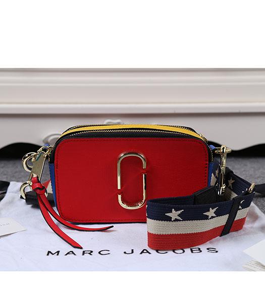 Marc Jacobs Latest Design Red Small Shoulder Bag Golden Hardware-1