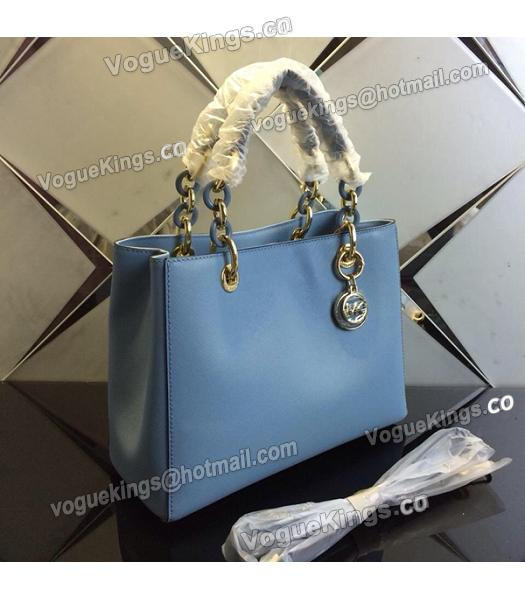 michael kors light blue purse