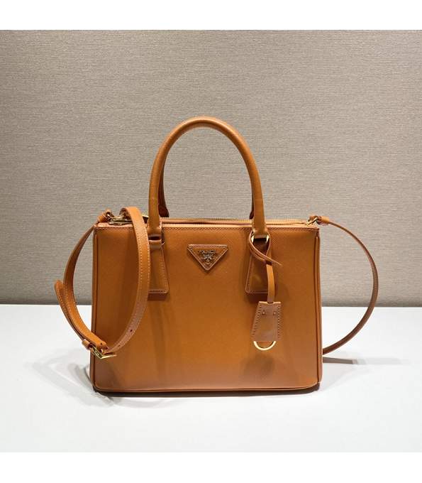 Prada Galleria Brown Original Saffiano Leather Medium Bag