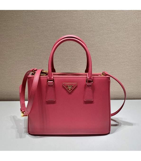 Prada Galleria Red Original Saffiano Leather Medium Bag