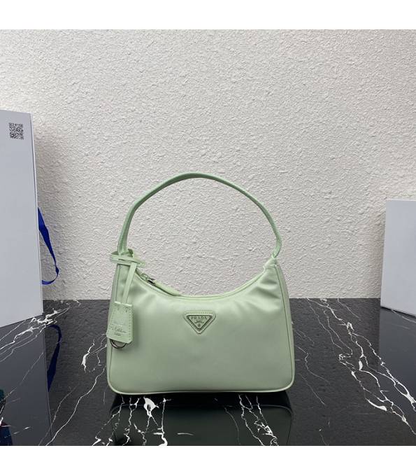 Prada Re-Edition 2000 Light Green Original Nylon Mini Hobo Bag