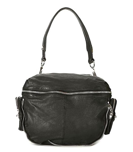 Alexander Wang 49938 Jane Shoulder Bags Black Leather