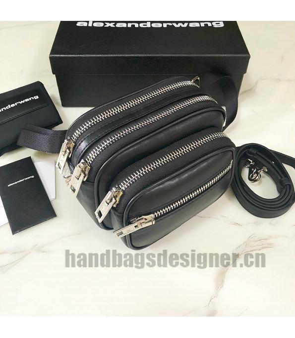 Alexander Wang Attica Black Original Lambskin Leather 16cm Camera Belt Bag-5