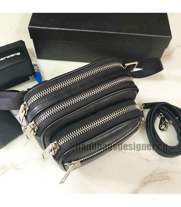 Alexander Wang Attica Black Original Lambskin Leather 16cm Camera Belt Bag-6