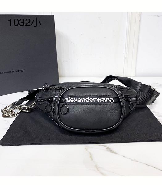 Alexander Wang Attica Sport Fanny Pack Black Original Lambskin 26cm Belt Bag