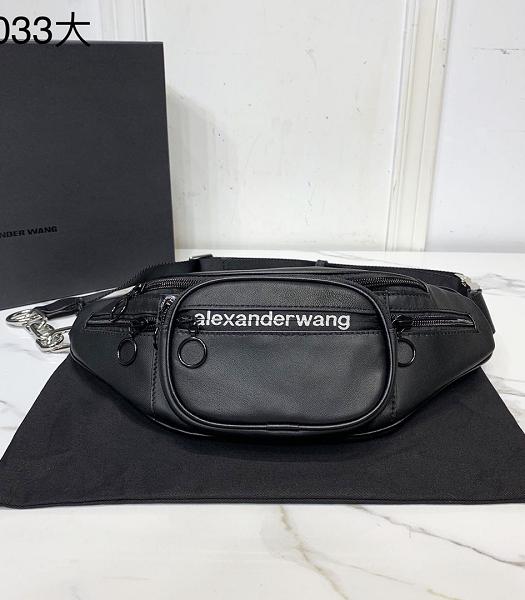 Alexander Wang Attica Sport Fanny Pack Black Original Lambskin 33cm Belt Bag