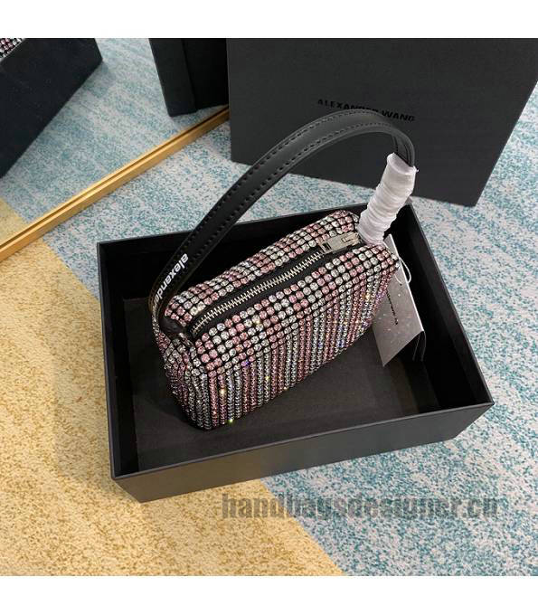 Alexander Wang Diamond Pink Original Leather Square Handbag-2