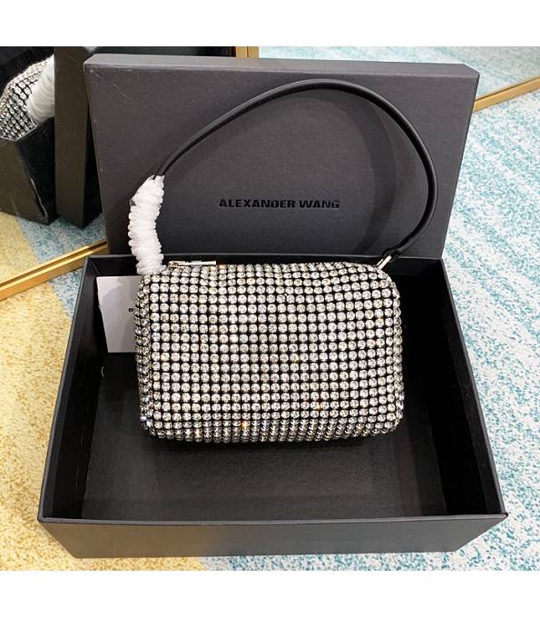 Alexander Wang Diamond White Original Leather Square Handbag