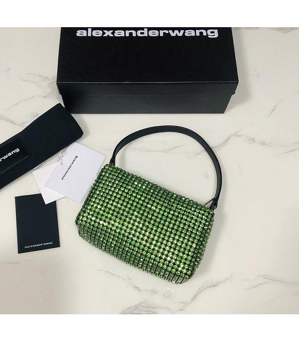 Alexander Wang Green Diamond Original Leather Square Handbag