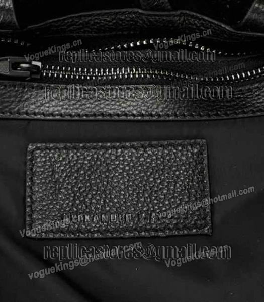 Alexander Wang Kirsten Suede Leather Clutch Shoulder Bag Black-3