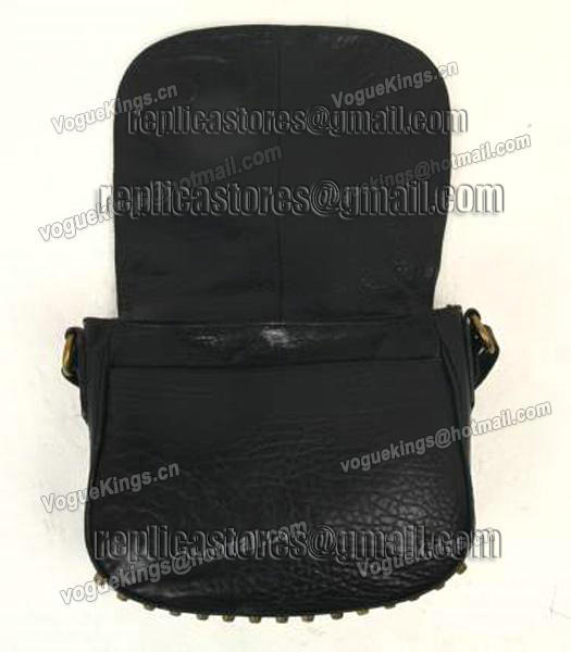 Alexander Wang Lia Vault Leather Shoulder Bag In Black-1