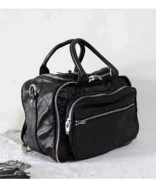 Alexander Wang Top-quality Black Leather Women Messenger Bags