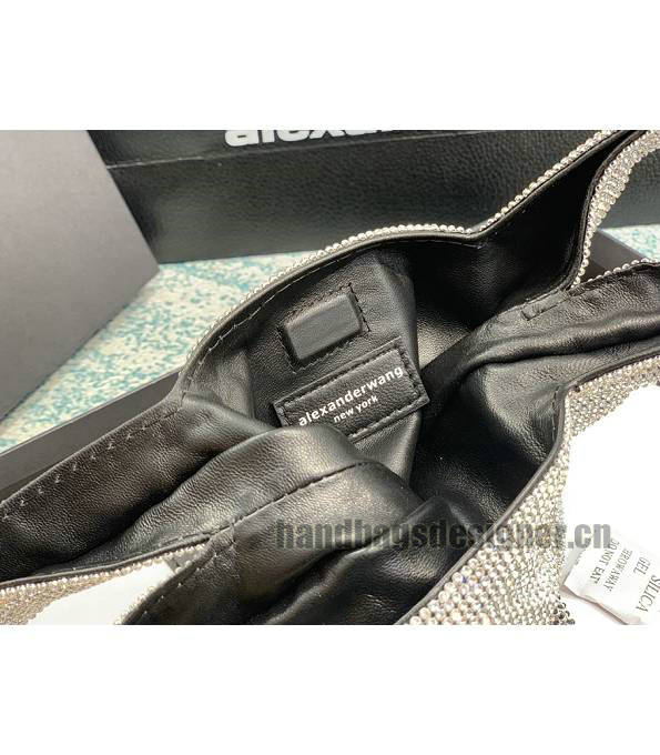 Alexander Wang Wangloc Gey Original Lambskin Leather Diamond Mini Shopping Tote Bag-1