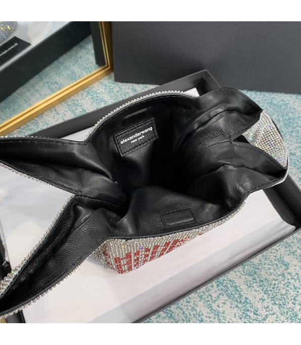 Alexander Wang Wangloc Thank You Gey Original Lambskin Leather Diamond Mini Shopping Tote Bag-5