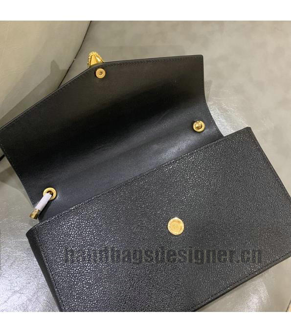 Alexander Wang X Bvlgari Black Original Calfskin Leather Golden Chain 25cm Shoulder Bag-7
