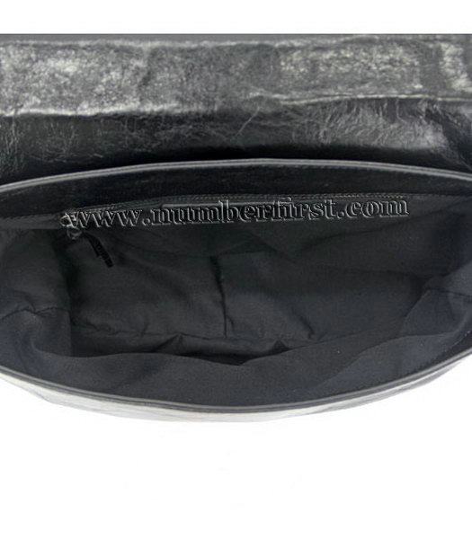 Balenciaga Arena Classic Folk Shoulder Bag Black-6