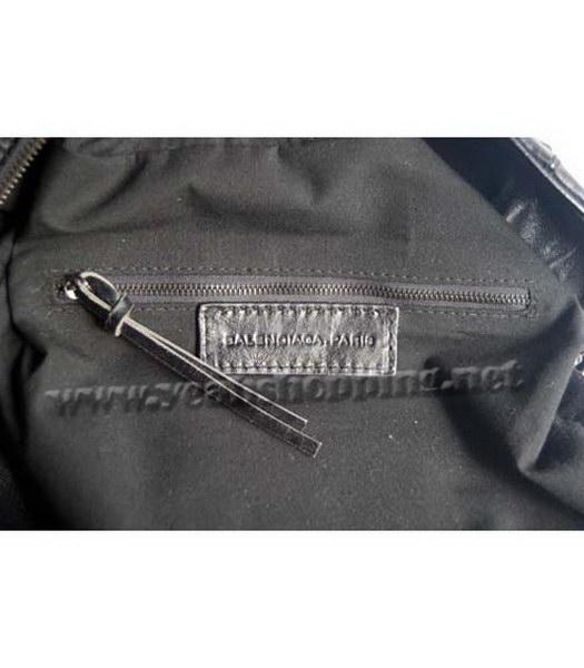 Balenciaga Black Genuine Leather Handbag-6