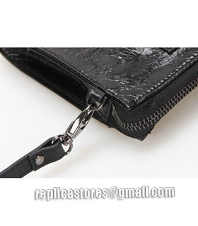 Balenciaga Black Leather Small Shoulder Evening Bag With Small Nails-8