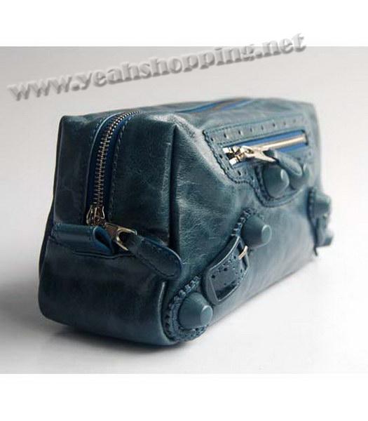 Balenciaga Blue Genuine Leather Small Handbag-1