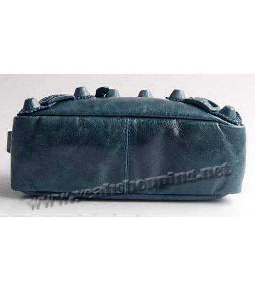 Balenciaga Blue Genuine Leather Small Handbag-3