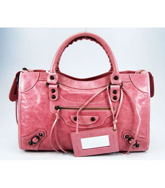Balenciaga City Bag in Light Pink