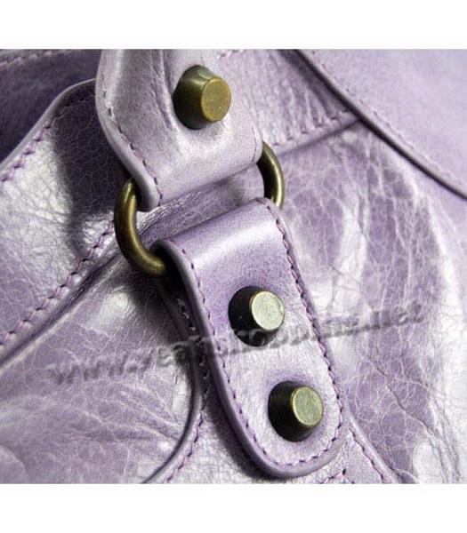 Balenciaga City Bag in Purple Leather-3