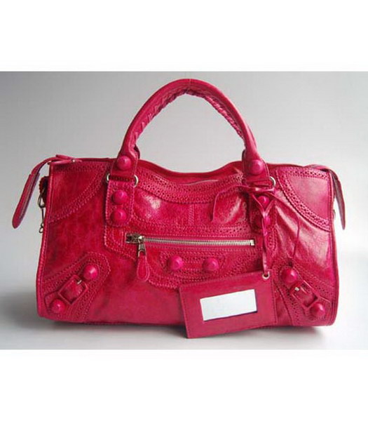 Balenciaga Covered Giant Part Time Red Large Handbag