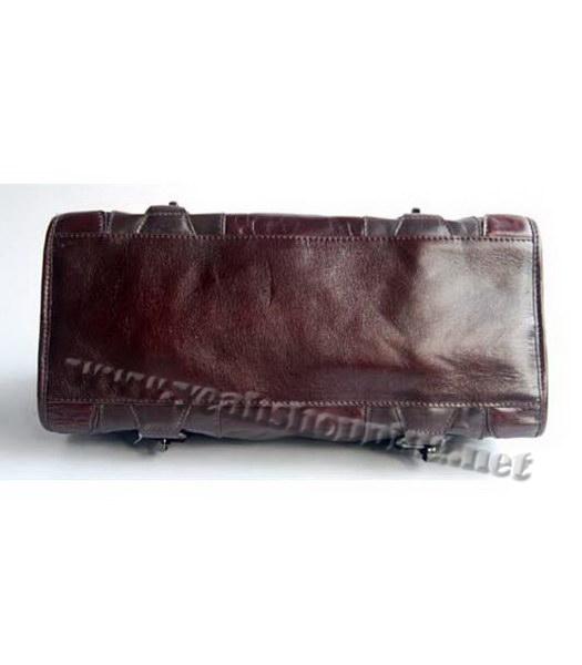 Balenciaga Dark Coffee Leather Handbag-4