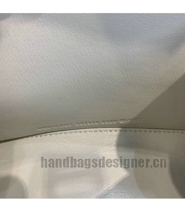 Balenciaga Doodling Print White Original Plain Veins Leather 19cm Hourglass Bag-7