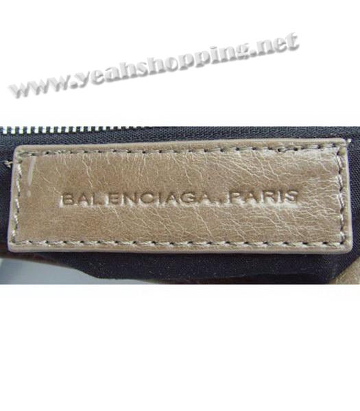 Balenciaga Giant City Dark Grey&White Handbag-5