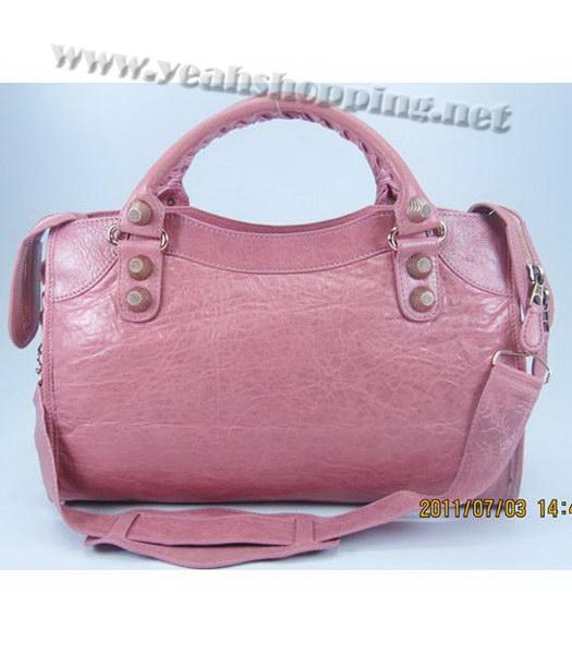 Balenciaga Giant City Handbag in Pink Lambskin-3