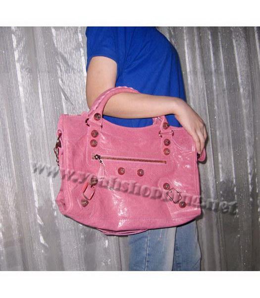 Balenciaga Giant City Handbag in Pink Lambskin-7