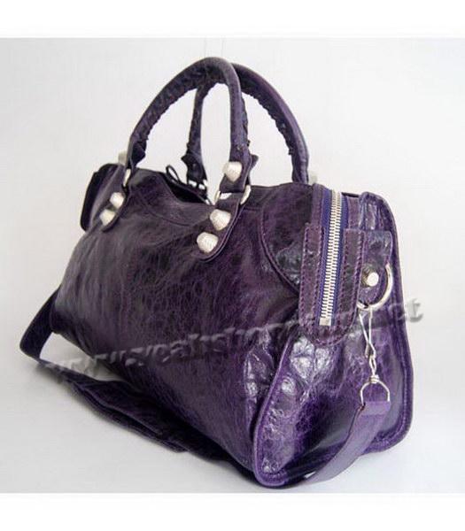 Balenciaga Giant City Handbag Purple-2