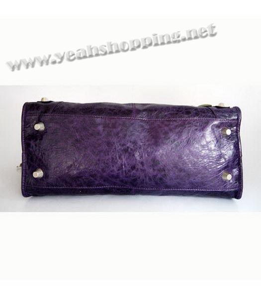 Balenciaga Giant City Handbag Purple-4