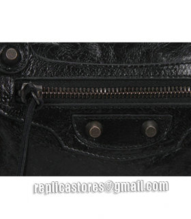 Balenciaga Giant Mini Twiggy Bag With Black Leather Small Nails-6