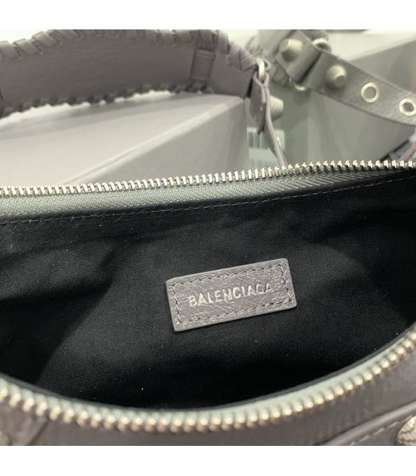 Balenciaga Grey Original Leather Le Cagole Xs Shoulder Bag-7