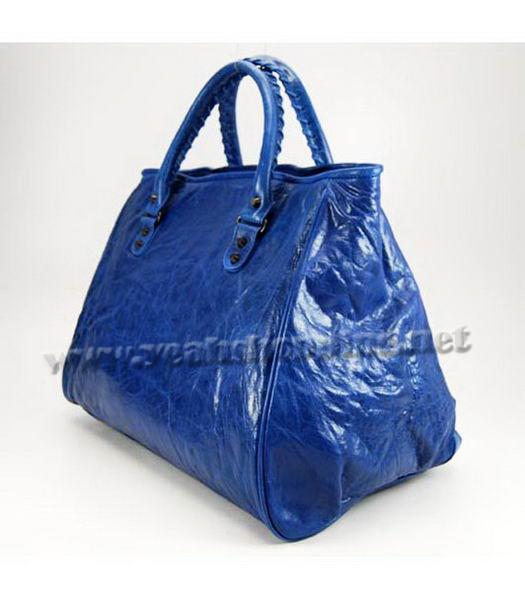 Balenciaga Lambskin Tote Bag Color Blue-2