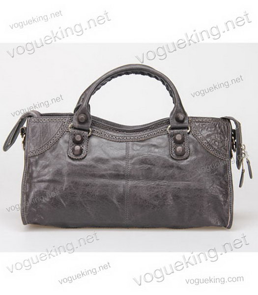 Balenciaga Large Covered Giant Part Time Bag Dark Grey Leahter-3