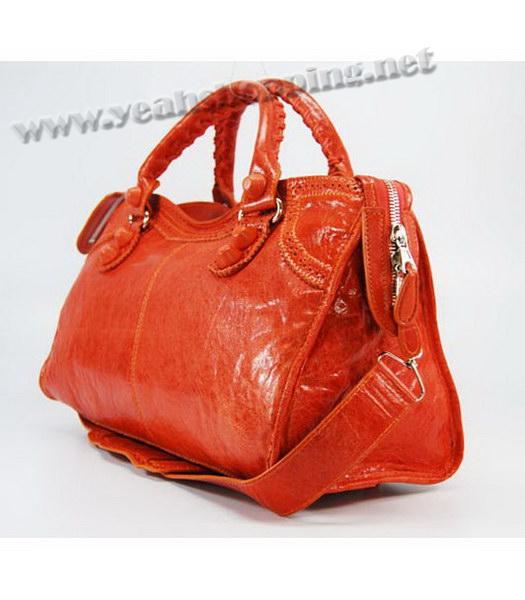 Balenciaga Large Covered Giant Part Time Bag Orange Lambskin-2