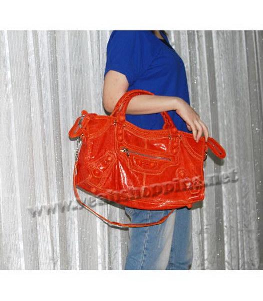 Balenciaga Large Covered Giant Part Time Bag Orange Lambskin-7