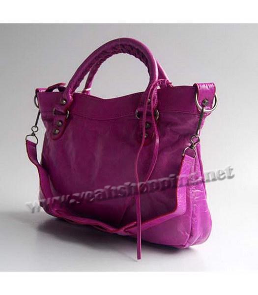 Balenciaga Le Dix Motorcycle Purple Handbag-2